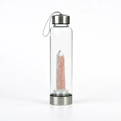 Crystal Chips Point Energy Glass Cup, Factory Direct, Portable, Double-open Plastic Point