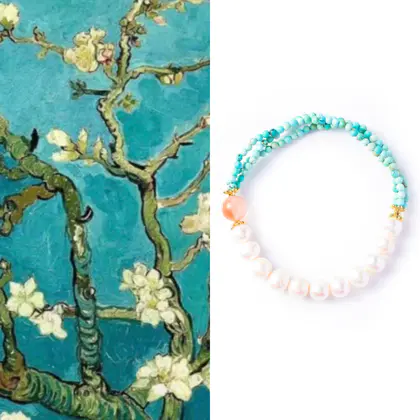 [Design] Van Gogh Almond Bracelet
