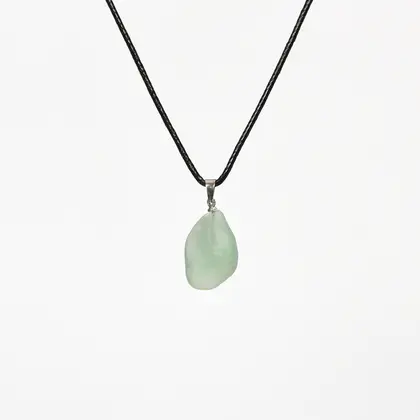 Natural Raw Crystal Pendant (Multi-color) Amethyst Irregular, Leather Cord, Rose Quartz & Citrine