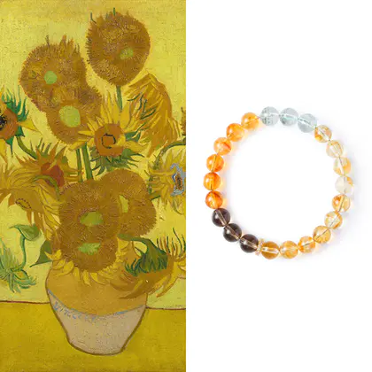 [Design] Van Gogh Sunflower Bracelet