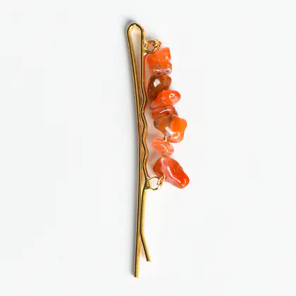 Crystal Chips Hair Clip (Multi-color) Holiday Gift, Headband Hair Comb Crown, Handmade