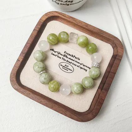 [Design] Jade White Ghost Bracelet BAC1326