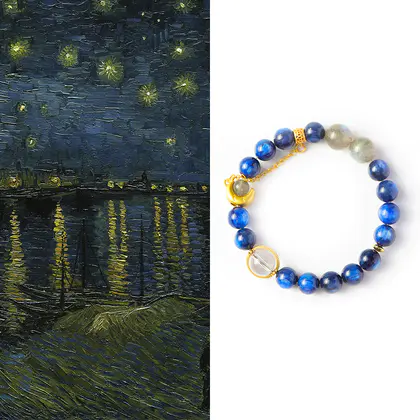 [Design] Van Gogh Starry Night on the Rhone Bracelet