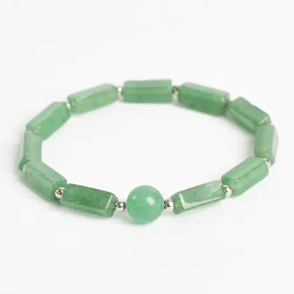 Square Tube Bead Bracelet, New Arrival, US/EU Vintage Woven Leather Style