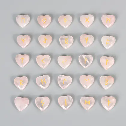 Norse Runes (24+1 Heart Engraved Set)