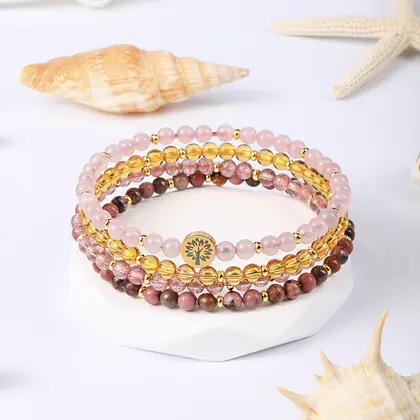 [Design] 4 in 1 Energy Bracelet - Love & Happiness