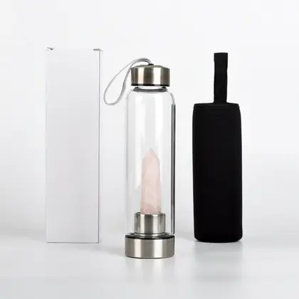 Crystal Point Energy Glass Cup, Factory Wholesale, Men's Home Water Cup, Hexagonal Point